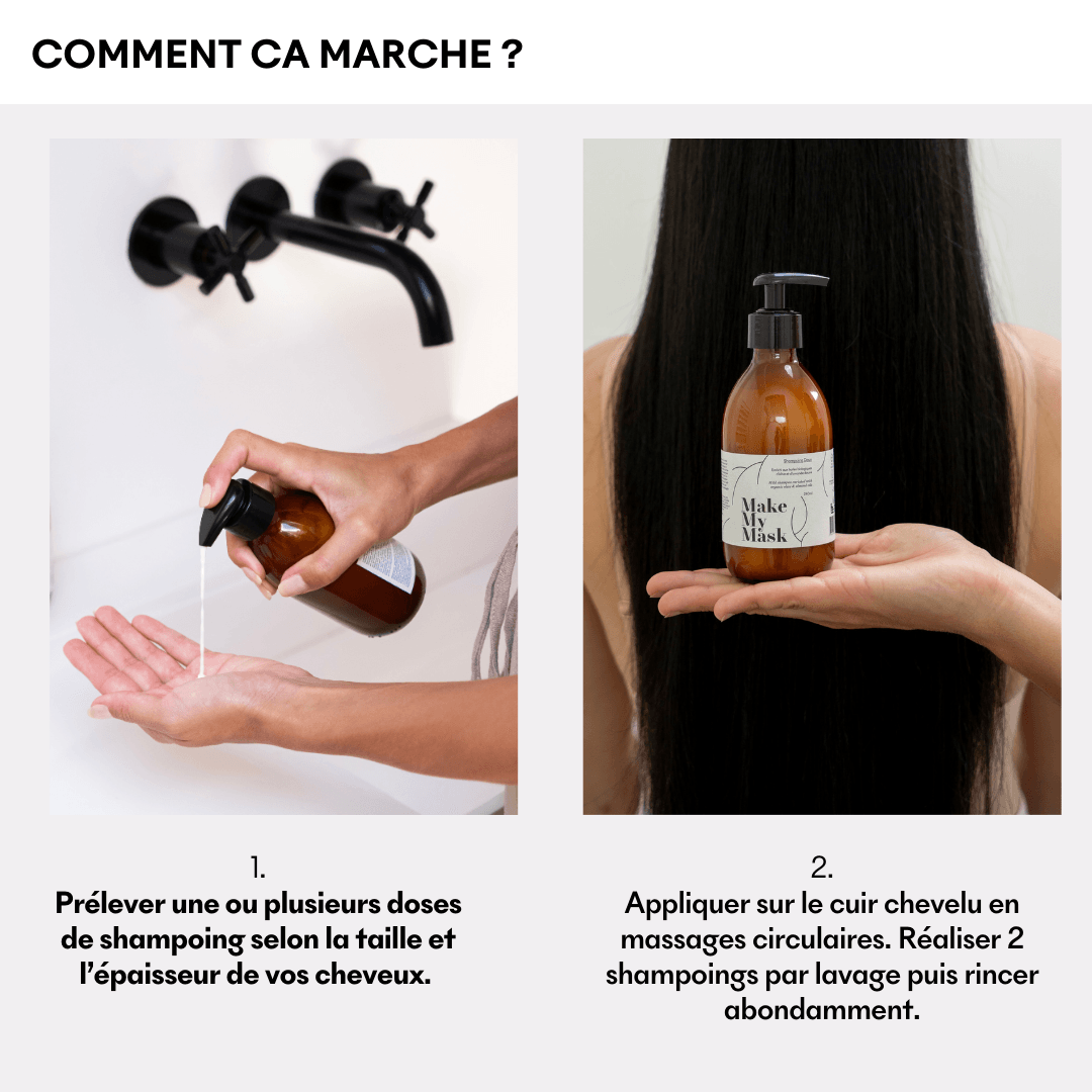 Eco-Recharge Shampoing doux Naturel - 500mL - MakeMyMask