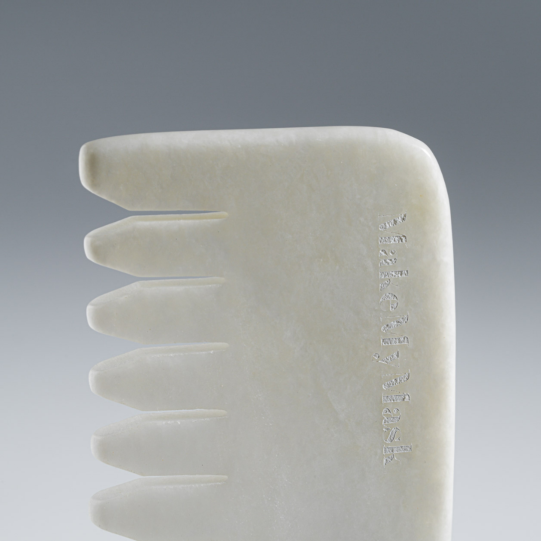 Peigne Énergisant en Quartz Nacré